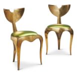 λ A PAIR OF WHALETAIL CHAIRS BY MARK BRAZIER-JONES (B.1956)