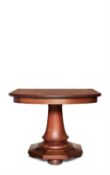 A PAIR OF MAHOGANY SIDE TABLES IN WILLIAM IV STYLE