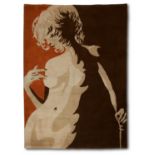 GERMAN (MID-20TH CENTURY), EROTIC WALL HANGING DEPICTING A FEMALE NUDE