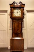 A MAHOGANY LONGCASE CLOCK, T & E RHODES, KENDALL, CIRCA 1830