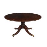 A George IV mahogany centre table