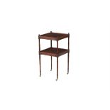 Y A Regency rosewood etagere