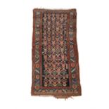 A Hamadan rug or gallery carpet