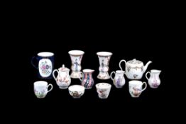 A group of assorted Worcester porcelain