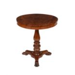 Y A William IV rosewood occasional table