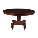 A Regency mahogany centre table