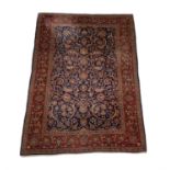 A pair of Kashan rugs