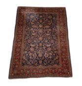 A pair of Kashan rugs