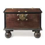 Y A Dutch Colonial hardwood and ebony chest