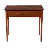 A George III mahogany side table