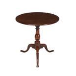 A George III mahogany tripod table