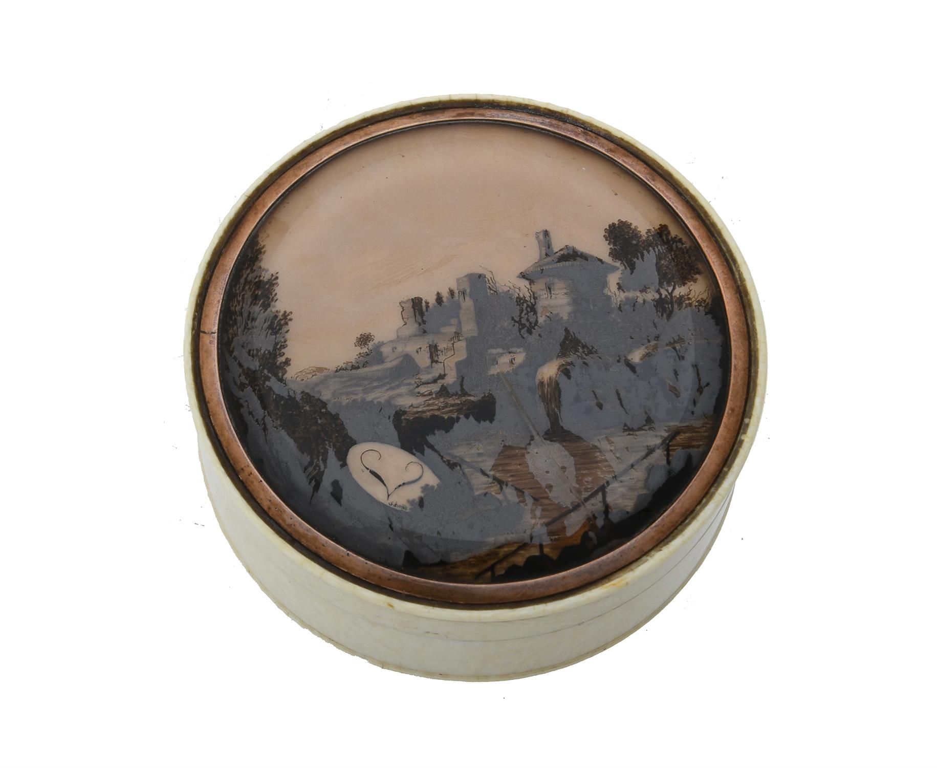 Y An ivory snuff box - Image 2 of 3