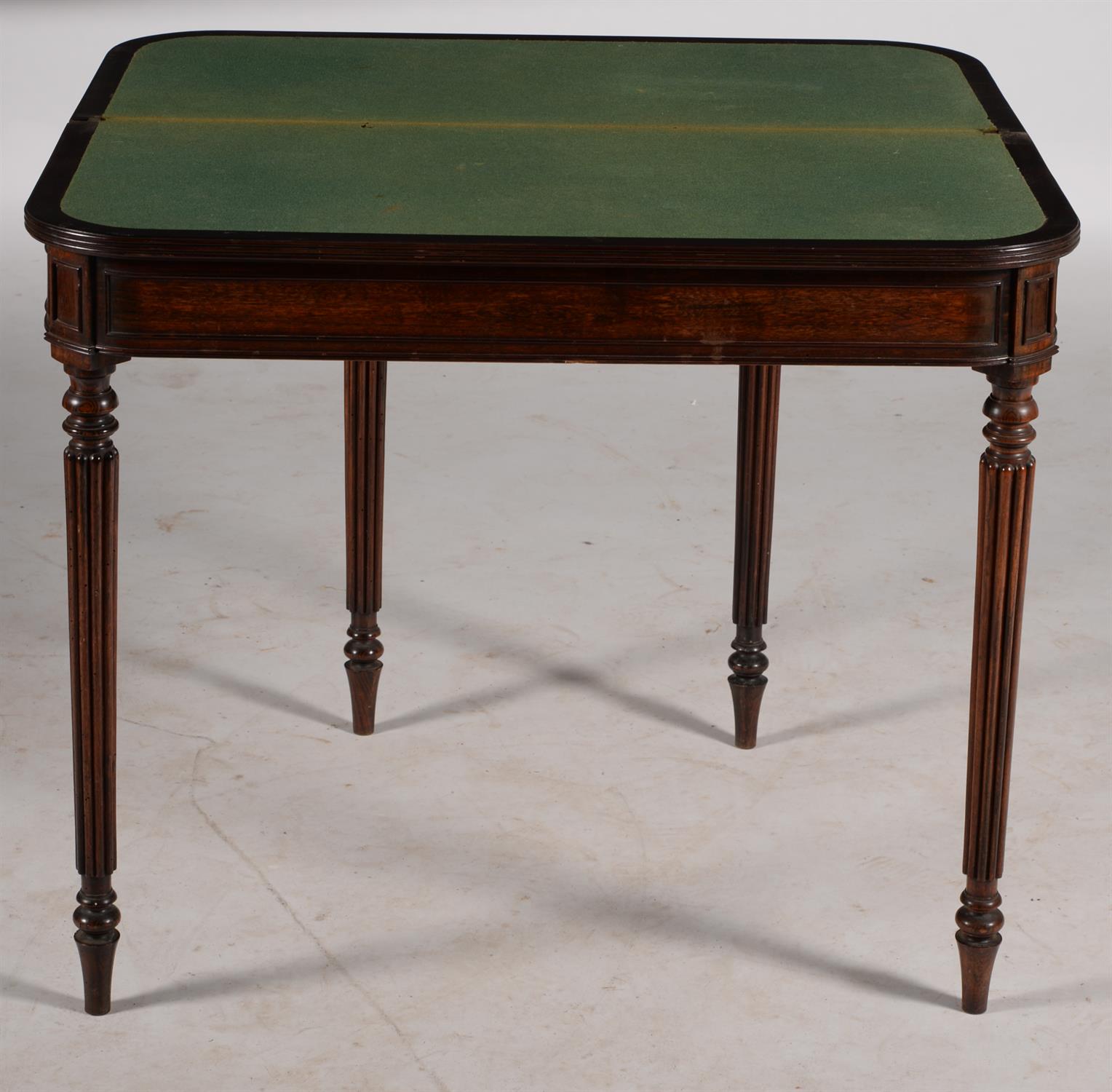 A George IV simulated rosewood card table - Image 2 of 2