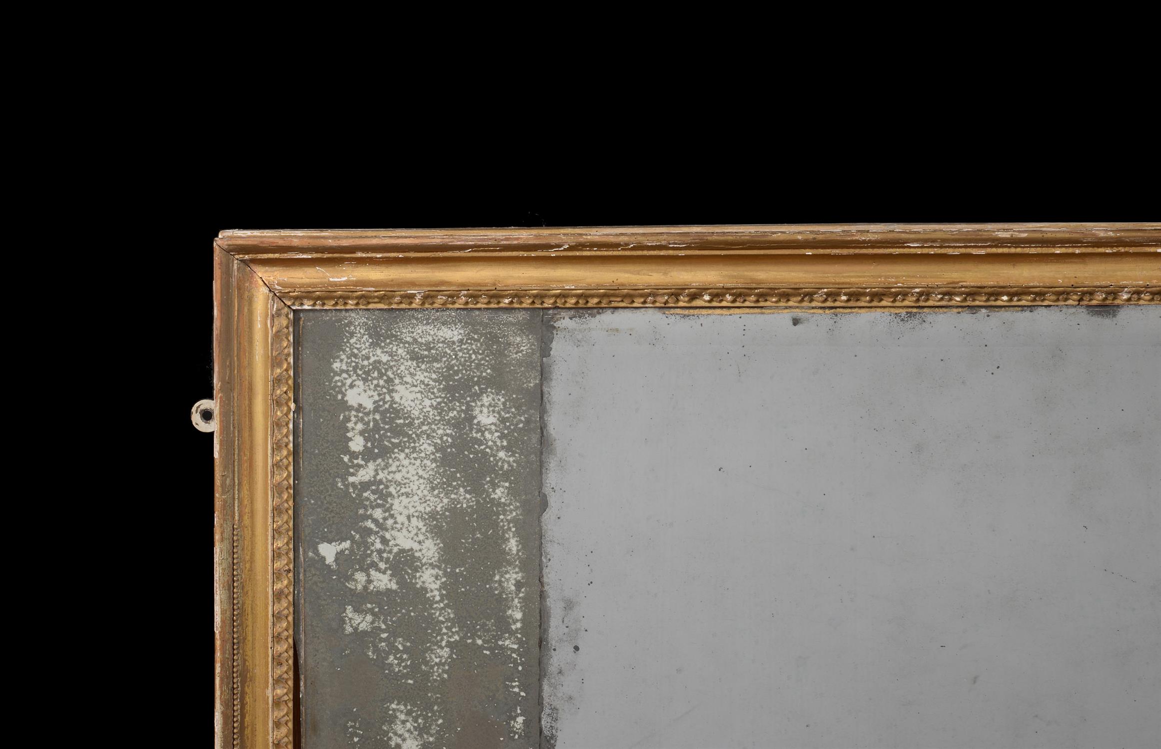 A George III giltwood rectangular wall mirror - Image 2 of 3