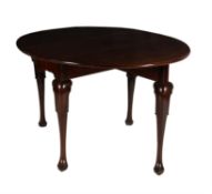 A George II mahogany drop leaf table