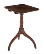 A George III burr yew and yew occasional table