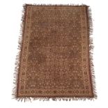A flat woven carpet