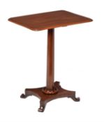 A William IV mahogany occasional table