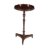 A George III mahogany wine table