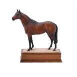 An Albany Fine China model of the racehorse