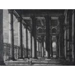 A set of five architectural prints, after Rossini