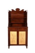 A Regency mahogany side cabinet