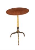 A mahogany, simulated rosewood and parcel gilt occasional table