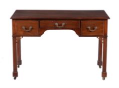 A George III mahogany dressing table