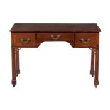 A George III mahogany dressing table