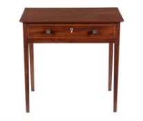 A George III mahogany side table