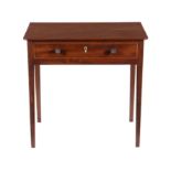 A George III mahogany side table