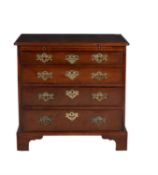 A George III mahogany chest of drawers