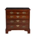 A George III mahogany chest of drawers