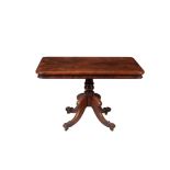 A William IV mahogany centre table