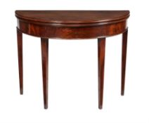 A George III mahogany tea table