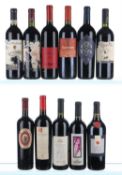 Mixed Tuscan Wines (1 Sicilian) - 1997-2000