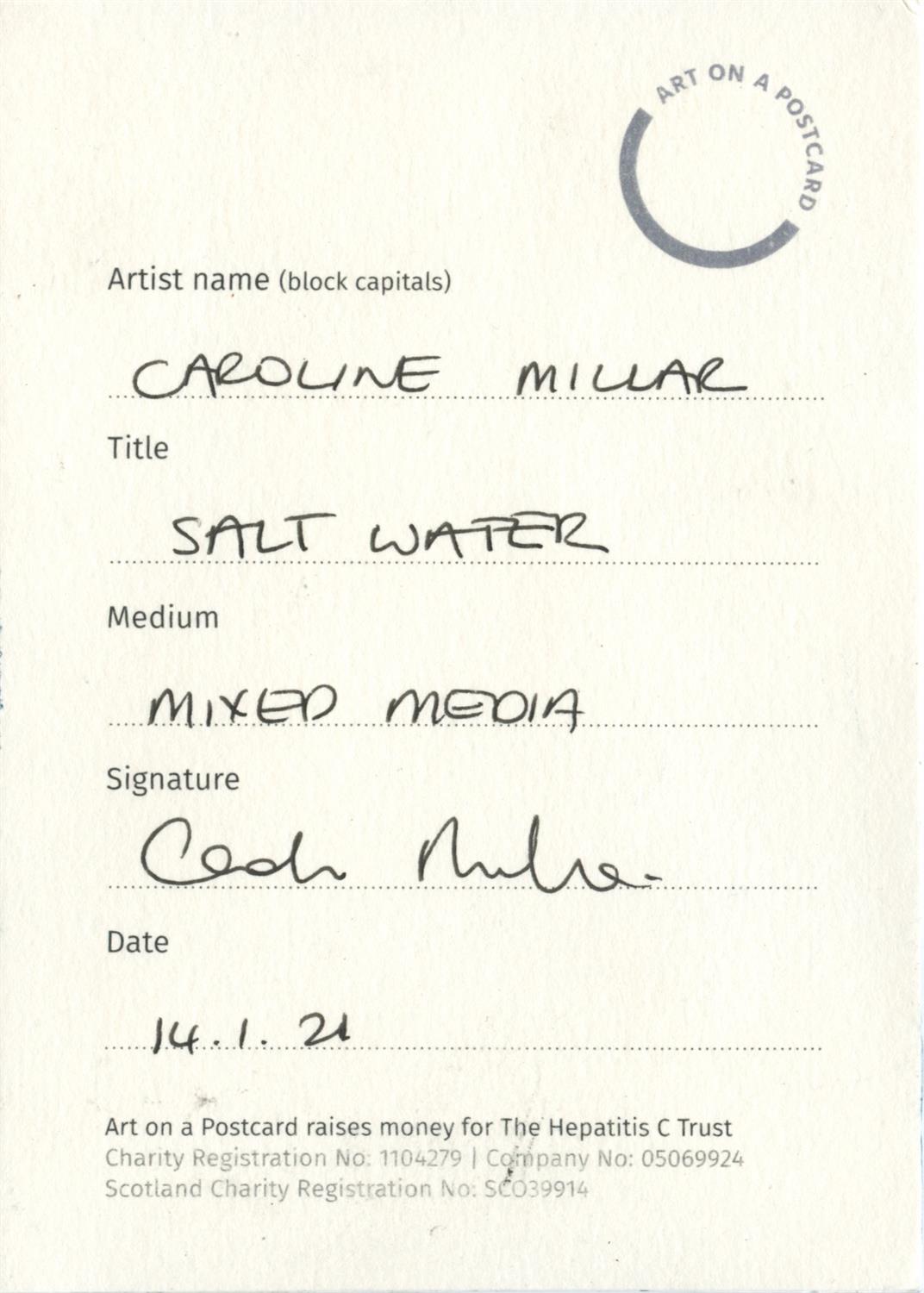 Caroline Millar, Salt Water, 2021 - Image 2 of 3