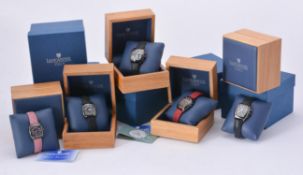 Five wristwatches by Lancaster Italy