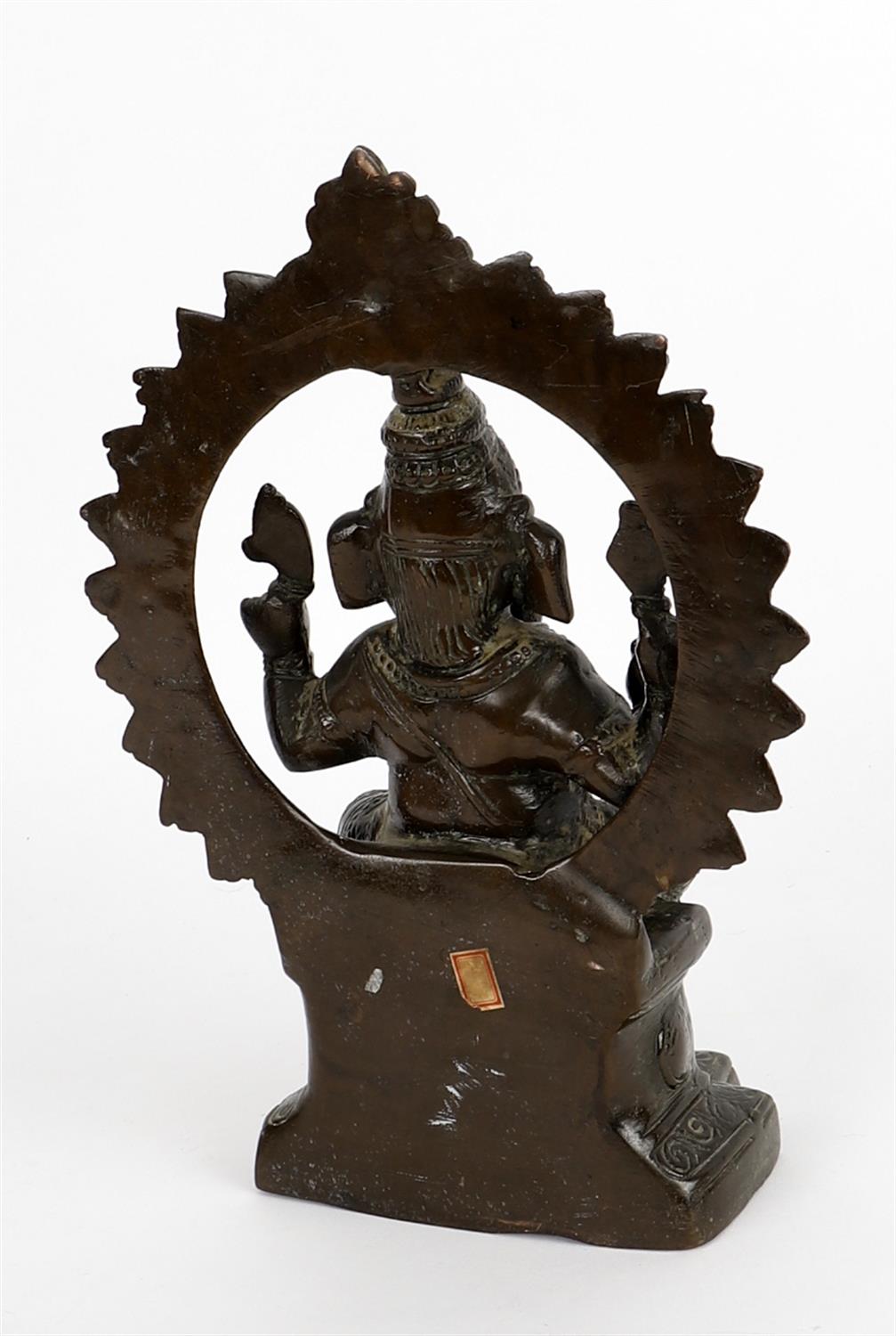 An Indian bronze group of Ganesh - Image 2 of 3