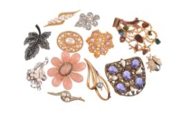 A large quantity of costume jewellery