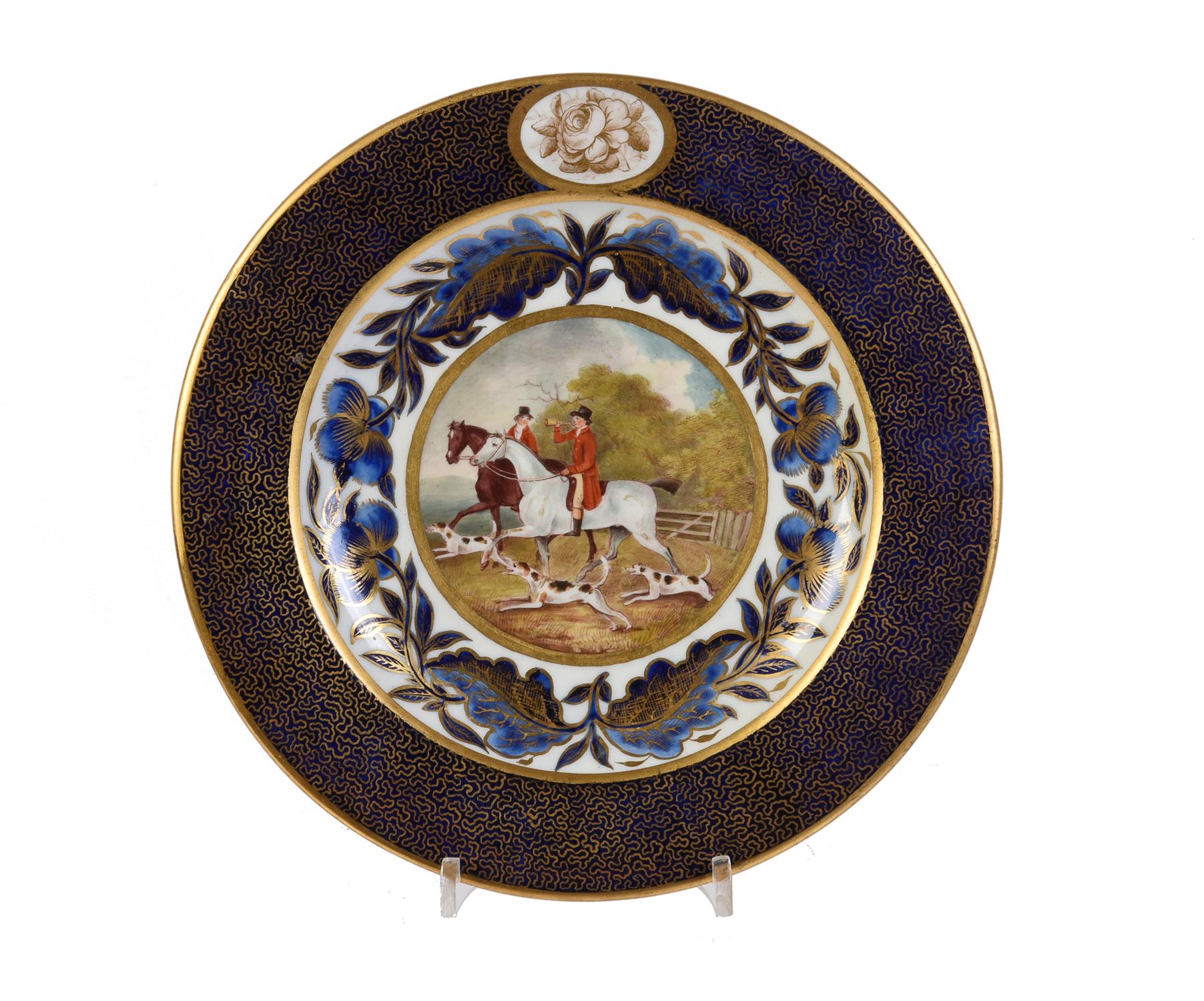 A Derby hunting plate