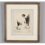 λ Lewis Christopher Edward Baumer (1870-1963), Seated nude