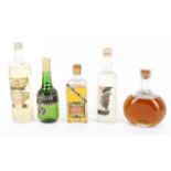 A Selection of European Spirits & Liqueurs from the Mid 20th Century