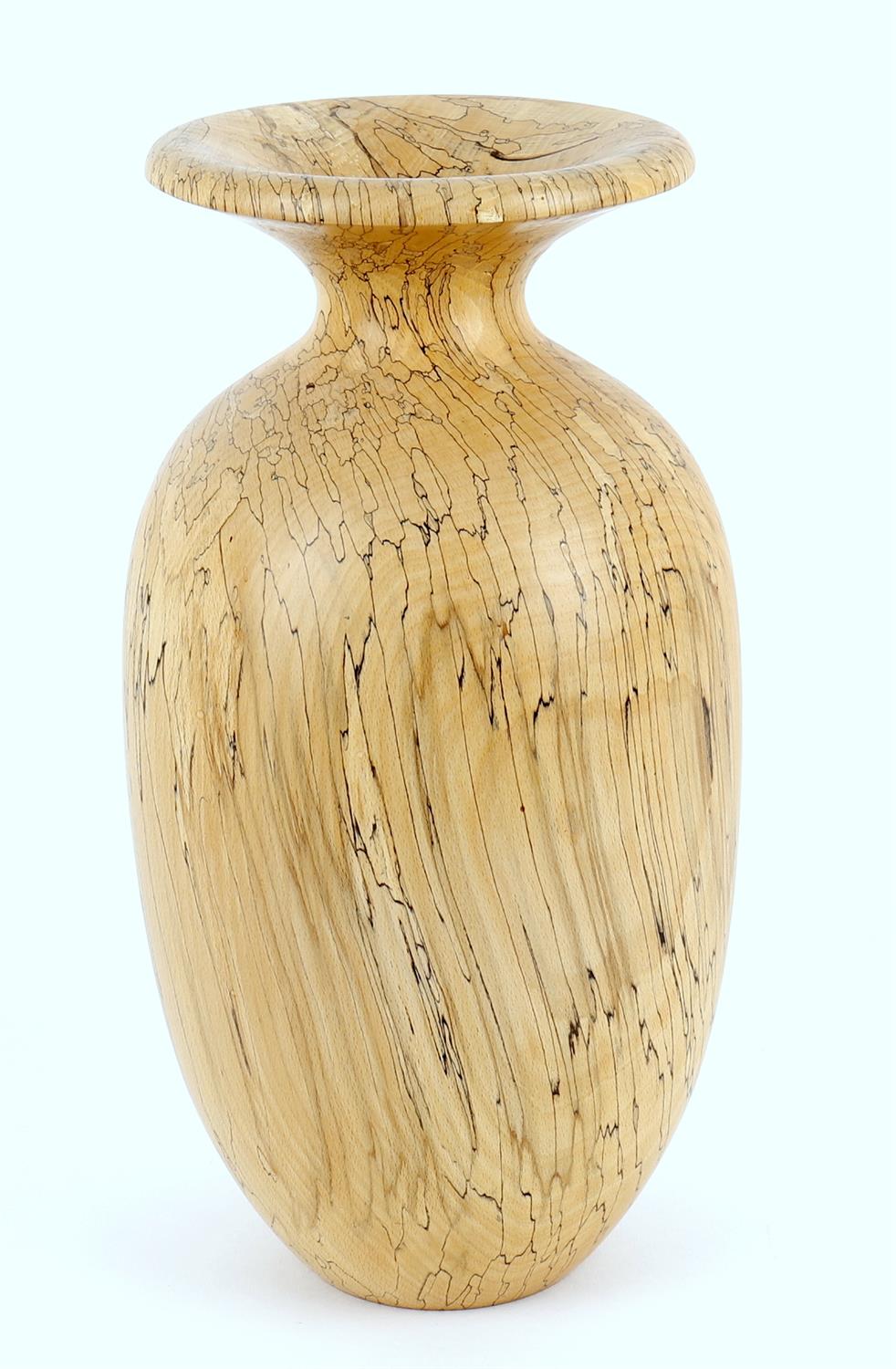 A large turned spalted beech vase by Richard Chapman (British born 1951) - Image 4 of 5