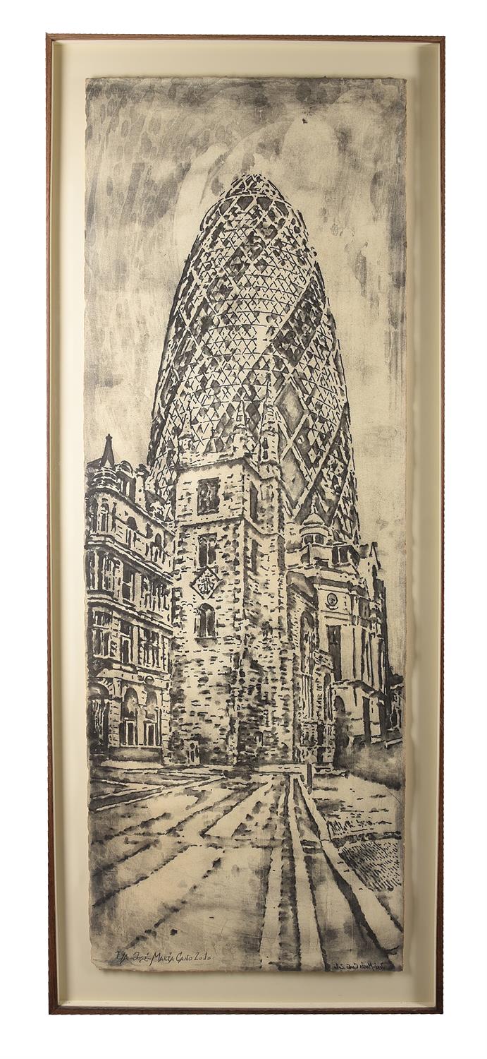 λ José-María Cano (Spanish b. 1959), Untitled (Gherkin) - Image 2 of 3