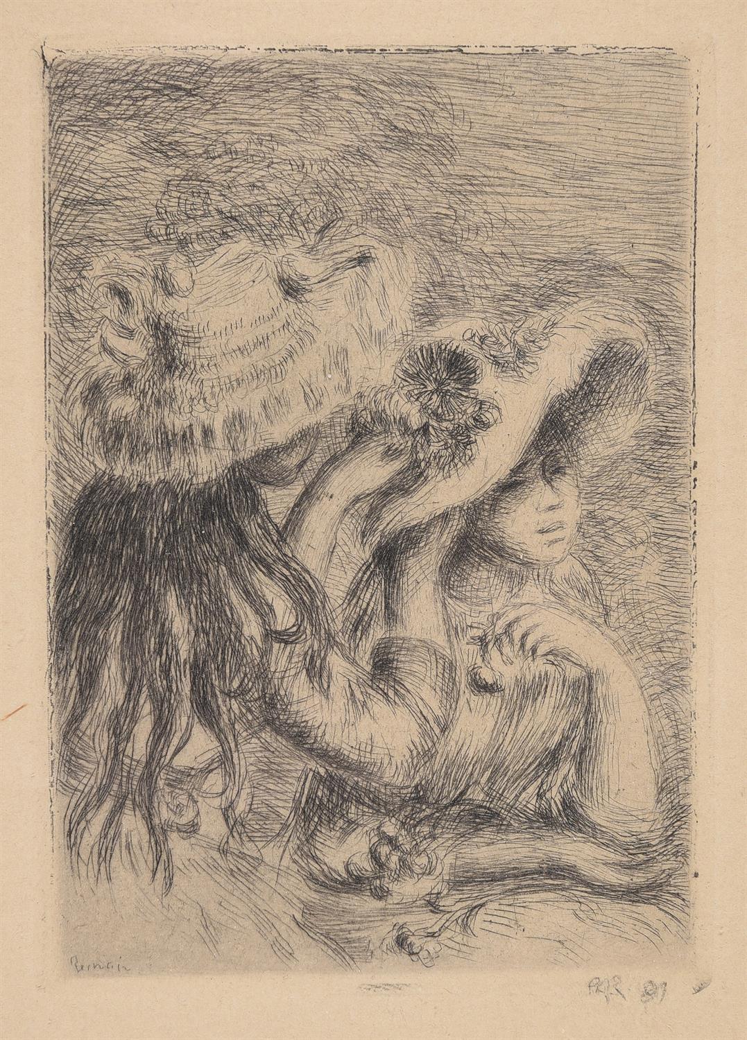 Pierre-Auguste Renoir (French 1841-1919), Le Chapeau Epinglé, 3e planche