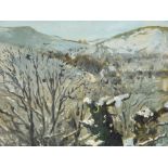 λ Paul Lucien Maze (French 1887-1979)Snowy Landscape, Compton Downs