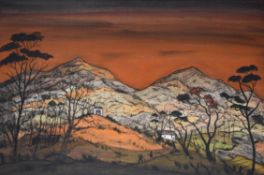 λ Fred Uhlman (British 1901–1985), Welsh Landscape - Croesor Valley