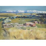 Peter McIntyre (New Zealander 1910-1995), A central Otago sheep station