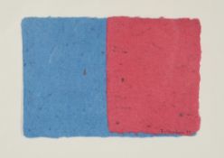 λ Frank Badur (German b. 1944), Untitled (Blue & Pink)